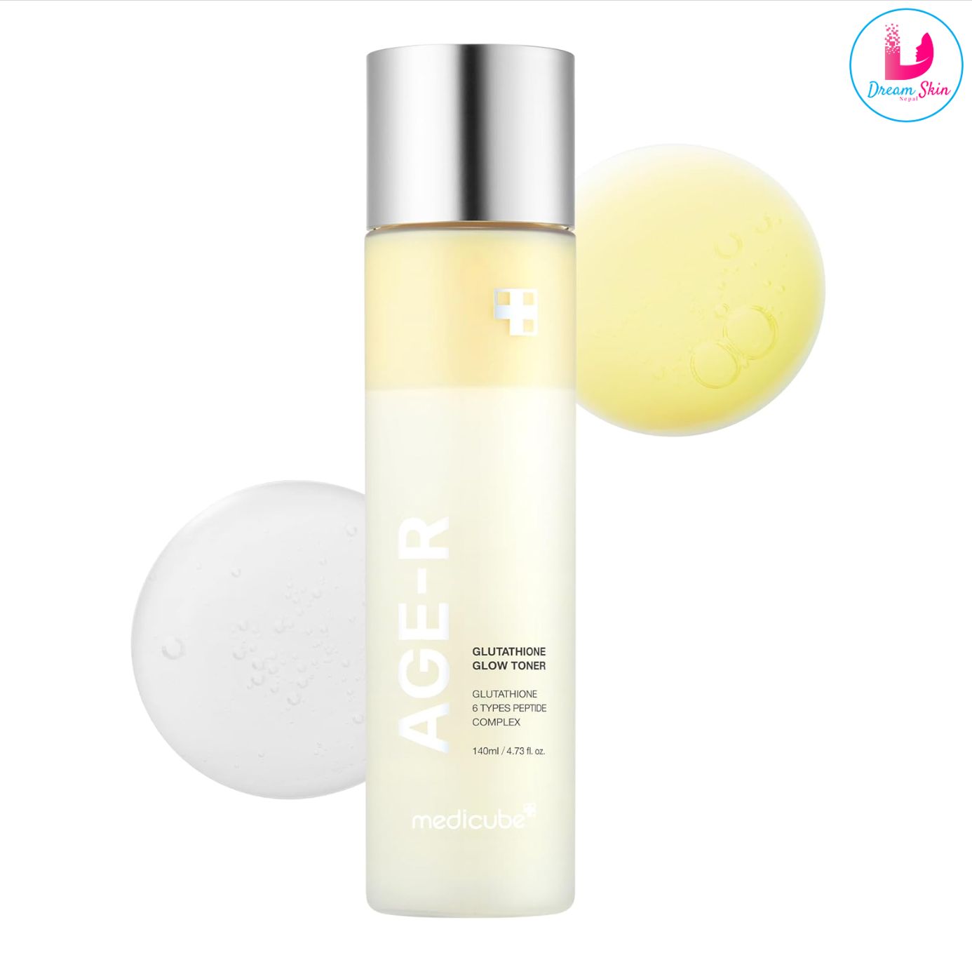 Medicube AGE-R Glutathione Glow Toner, 140ml